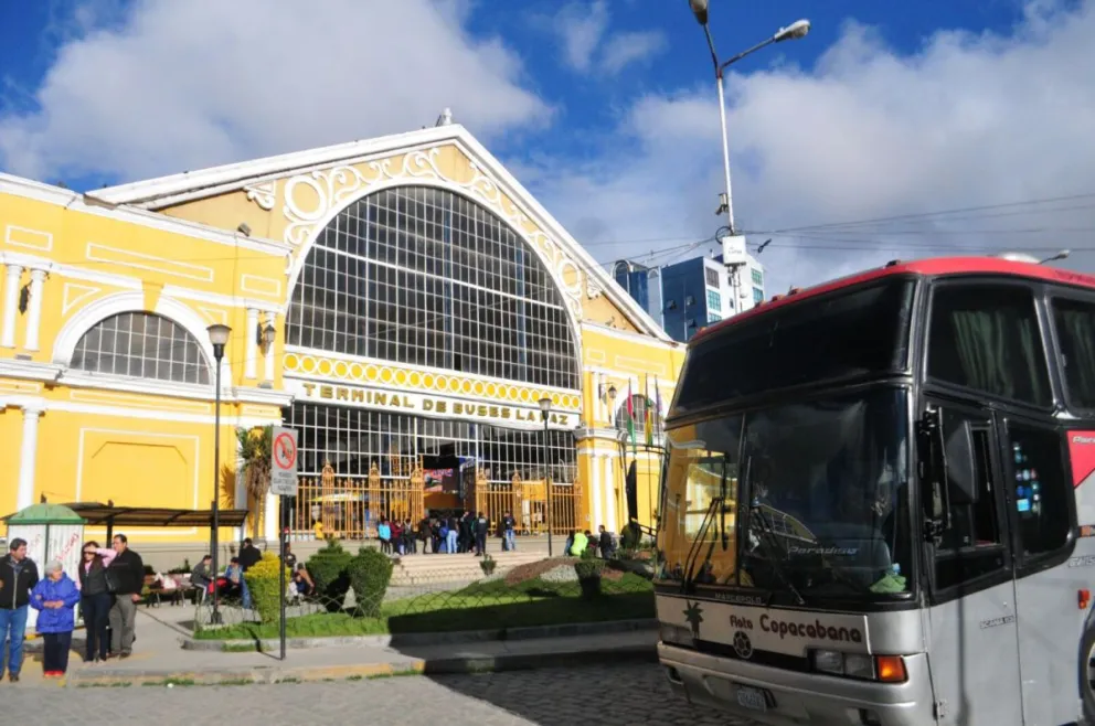 La Terminal de Buses de La Paz. Foto: Terminal de Buses