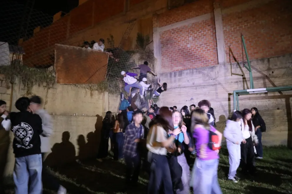 La fiesta se llevaba en una casa particular. Foto: Secretaría Municipal de Movilidad y Seguridad Ciudadana