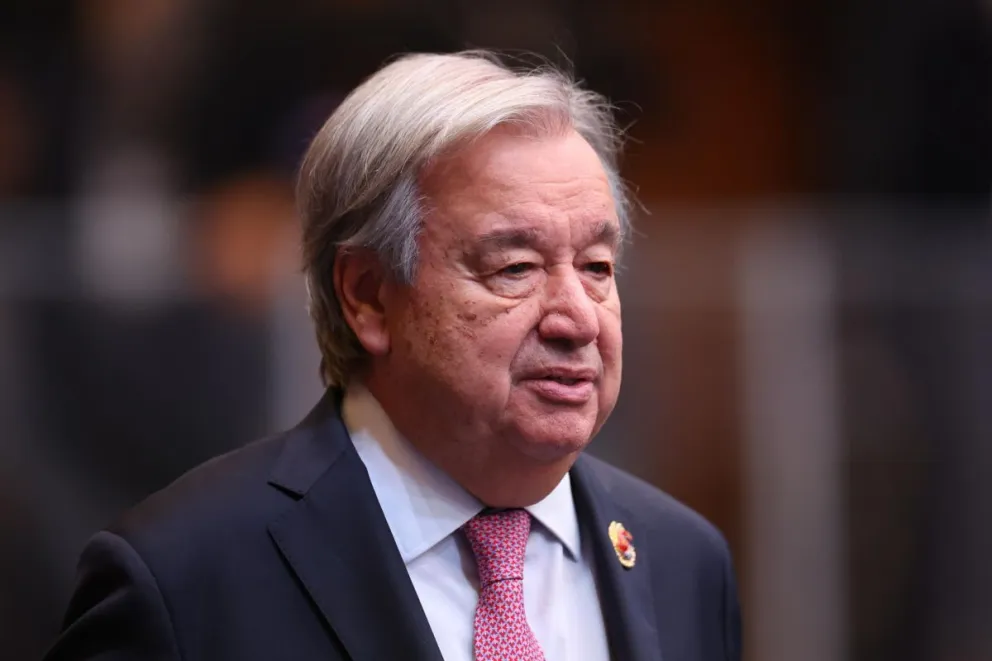 Fotografía de archivo del secretario general de la ONU, Antonio Guterres. Foto: EFE