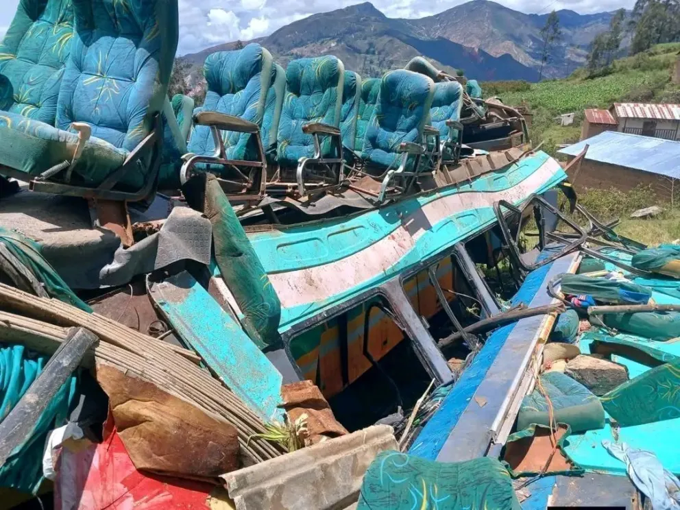 Una de las imágenes que circula en redes sobre el accidente. 