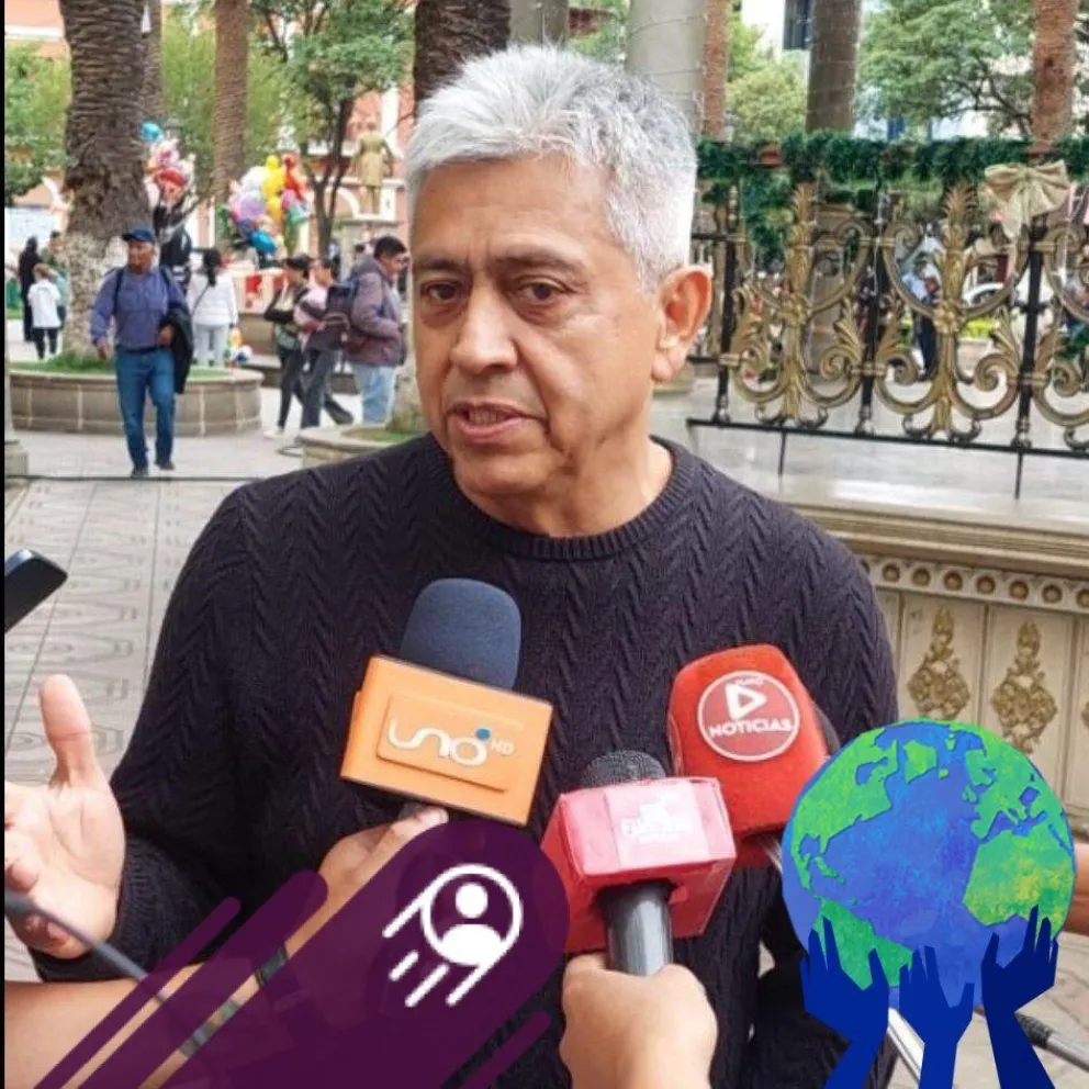 El exprefecto y candidato a gobernador de Tarija Mario Cossío. Foto tomada de la cuenta en RRSS de Mario Cossío