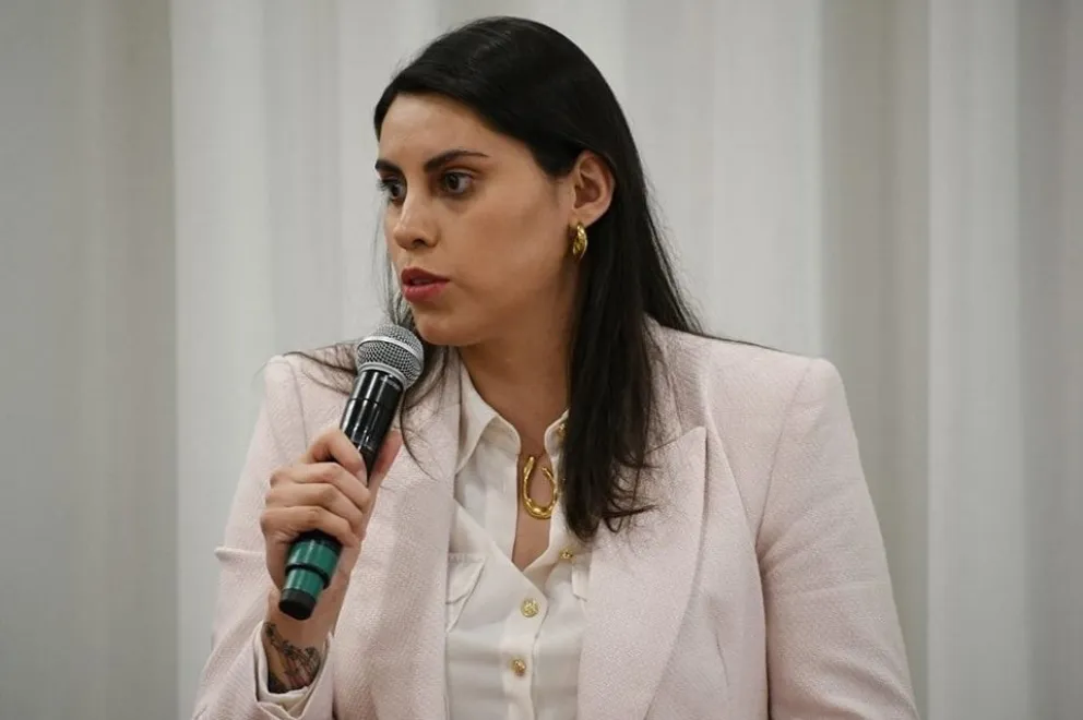 La viceministra Andrea Barrientos. Foto: Andrea Barrientos