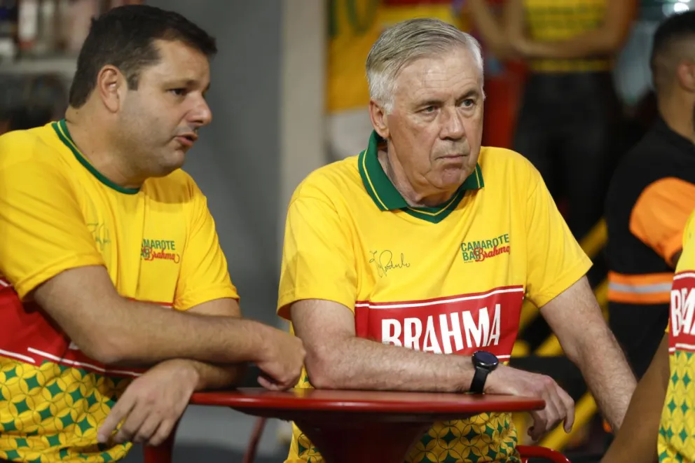Ancelotti (der.) dirigirá a Brasil en el Mundial de 2026. Foto: EFE.