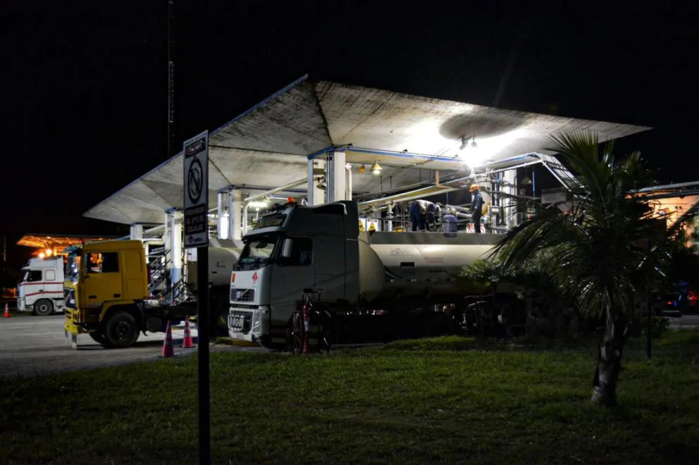 Una estación de combustible en la ciudad de Santa Cruz de la Sierra. Foto: ANH