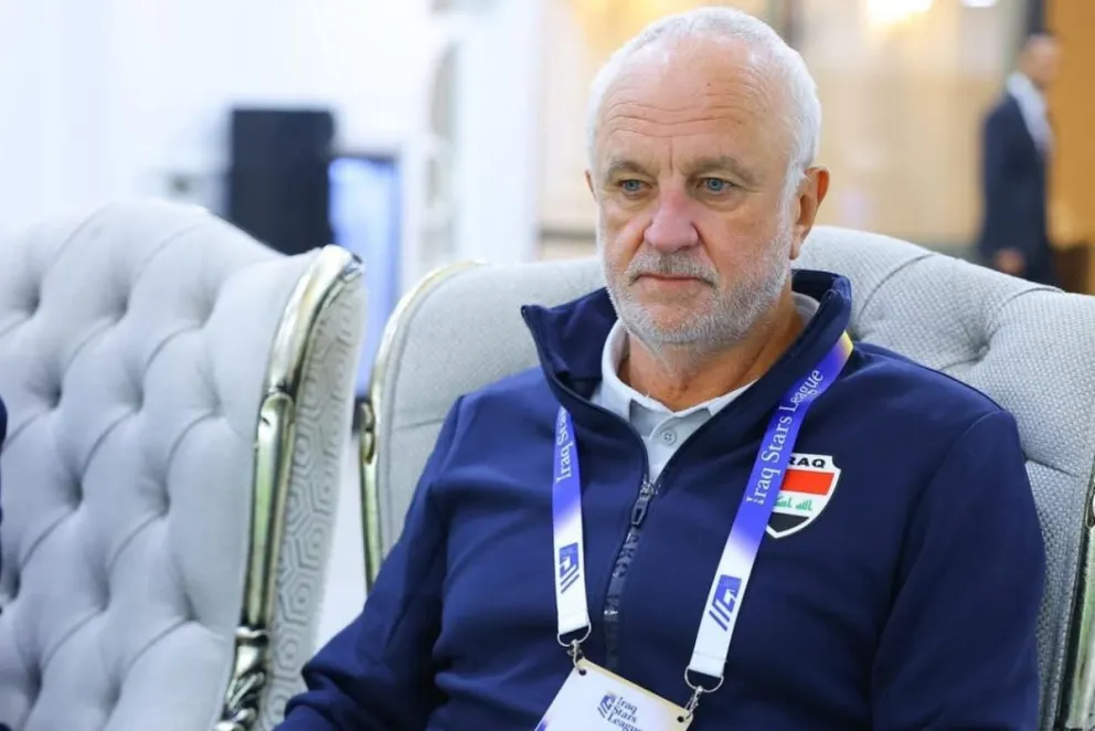 Arnold en una entrevista anterior. Foto: Selección de Irak.