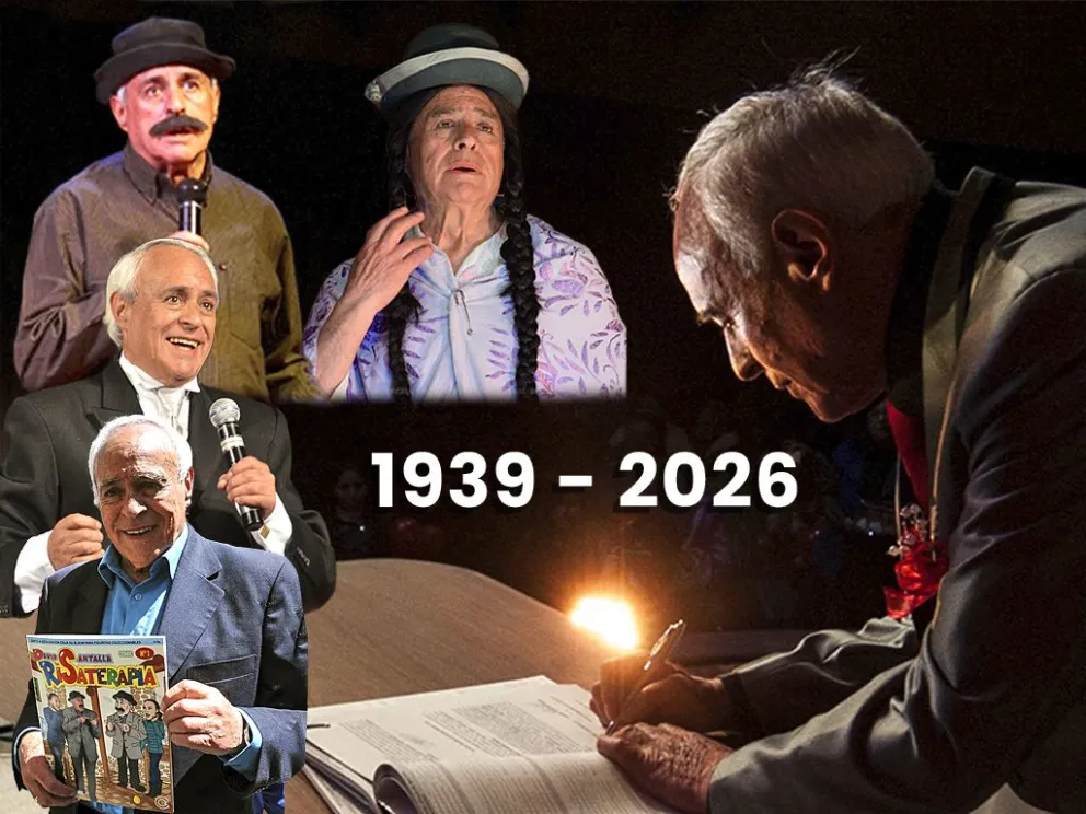 Santalla falleció este sábado. Fotos: APG. Montaje: Visión 360