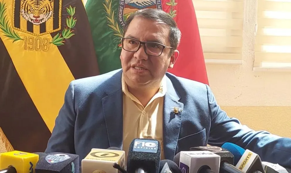 Héctor Montes, expresidente de The Strongest que aclaró una versión tergiversada. Foto: AD