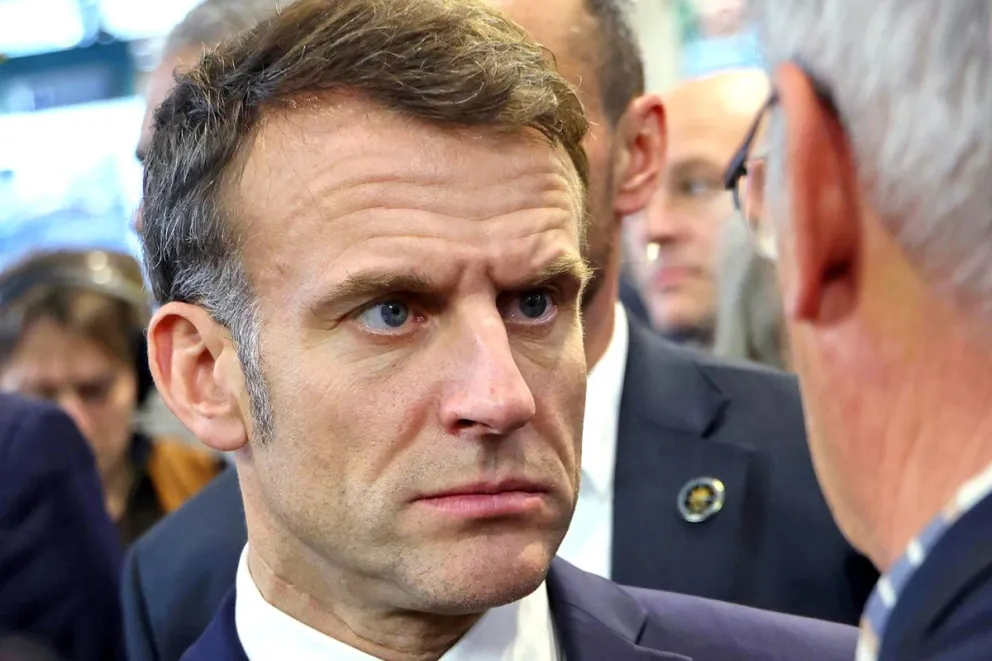 El presidente de Francia, Emmanuel Macron, en el Salón Internacional de la Agricultura en el Paris Expo Porte de Versailles en París, Foto: EFE