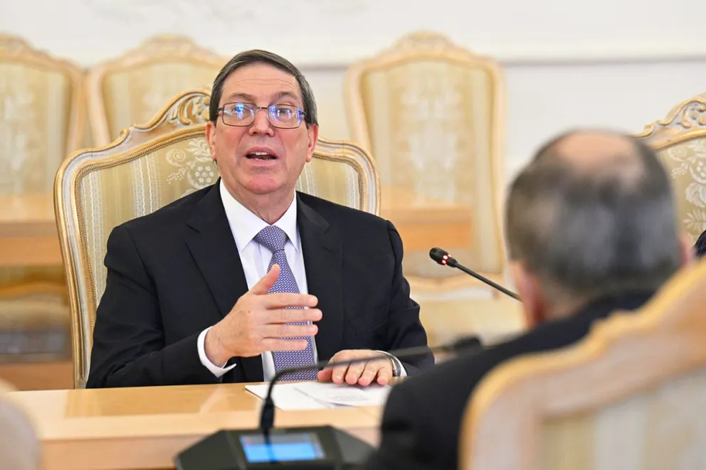 El canciller cubano, Bruno Rodríguez. Foto: EFE