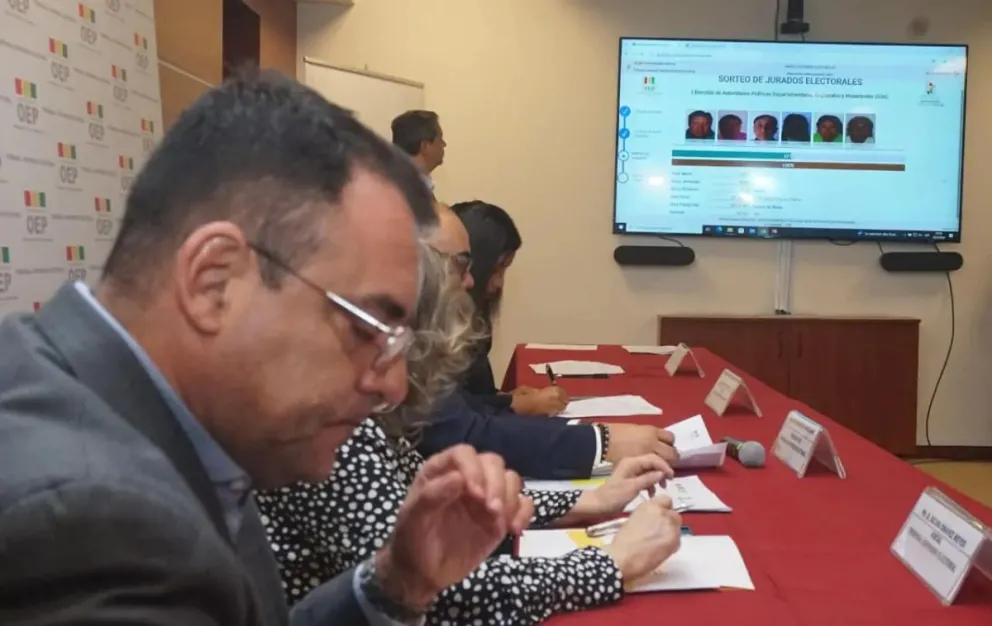 El sorteo de jurados se hizo el viernes a nivel nacional. Foto: APG