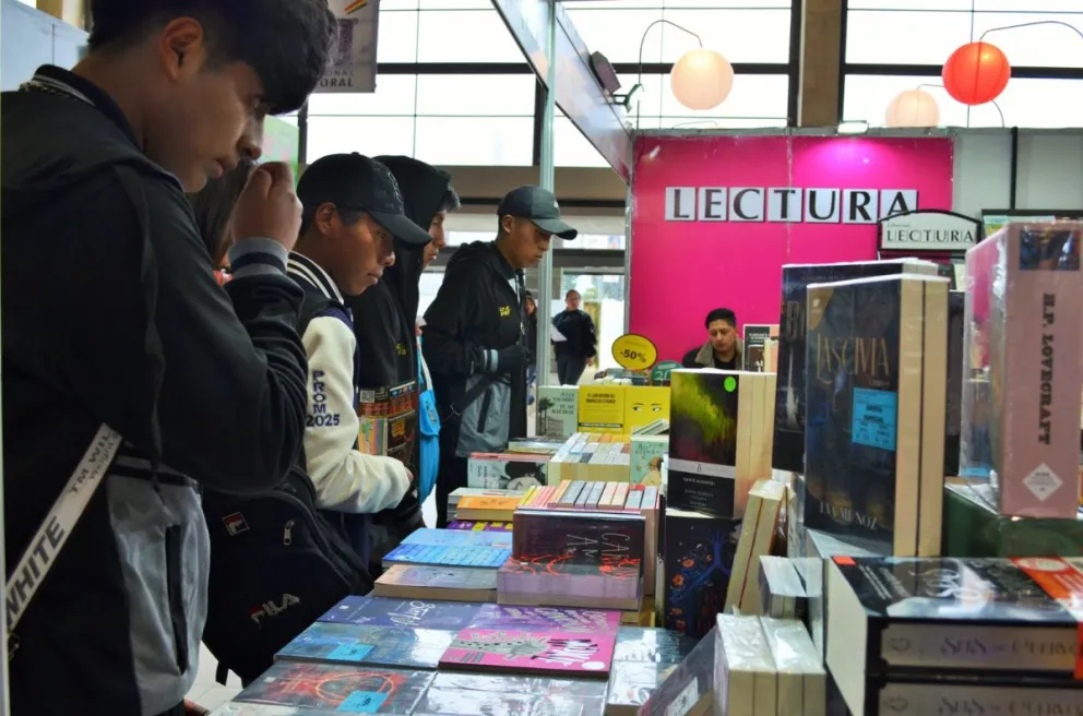 La Feria del Libro en El Alto del 2025. Foto: Cámara Departamental de Libro de La Paz.