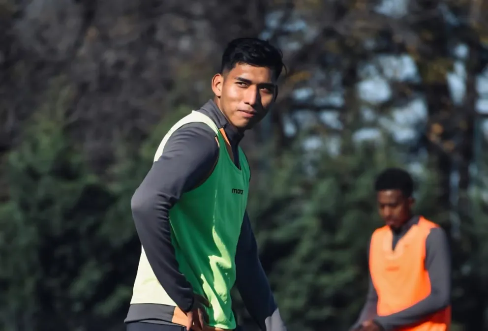 Chura en una práctica anterior con el Tigre. Foto: Club The Strongest.