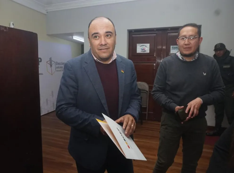 El presidente del TSE, Gustavo Ávila. Foto: APG 