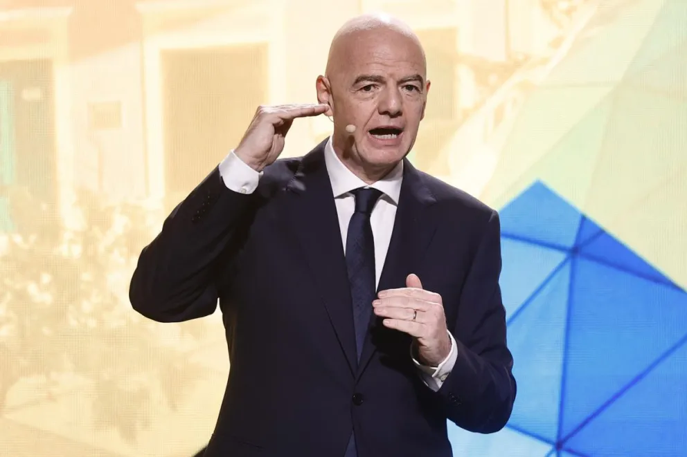 El presidente de la FIFA, Gianni Infantino. Foto: EFE.