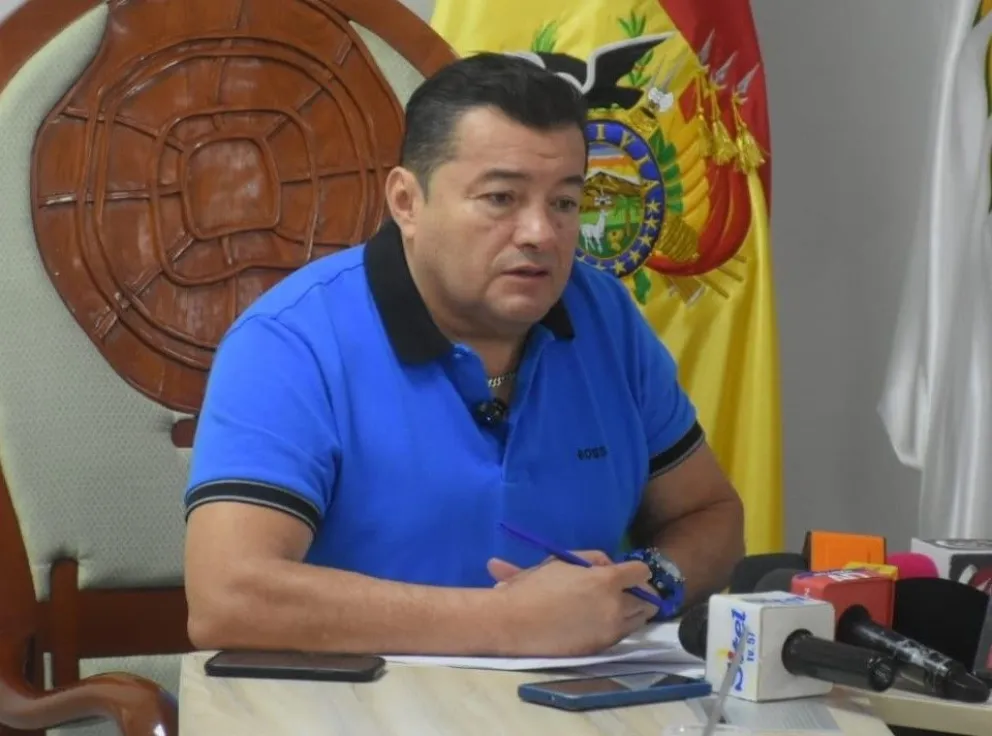 El alcalde cruceño, Jhonny Fernández. Foto: RRSS del alcalde 