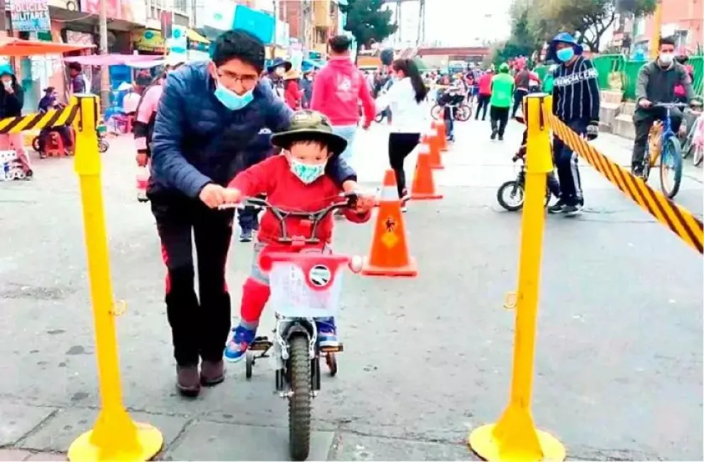 El Día del Peatón se realizará este domingo en Potosí. Foto: ATB Digital