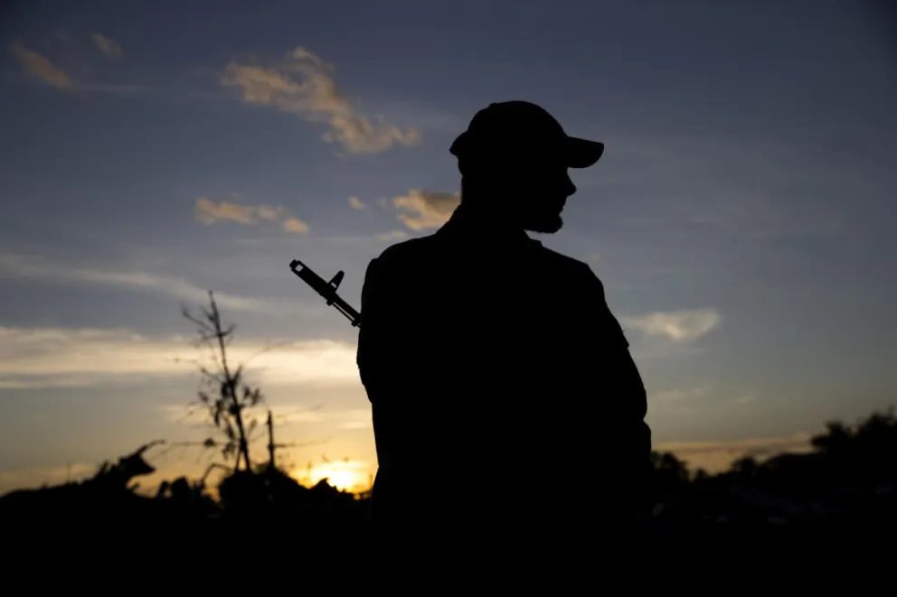 Imagen de archivo de un soldado ucraniano en las afueras de Borodyanka (Ucrania). Foto: EFE/