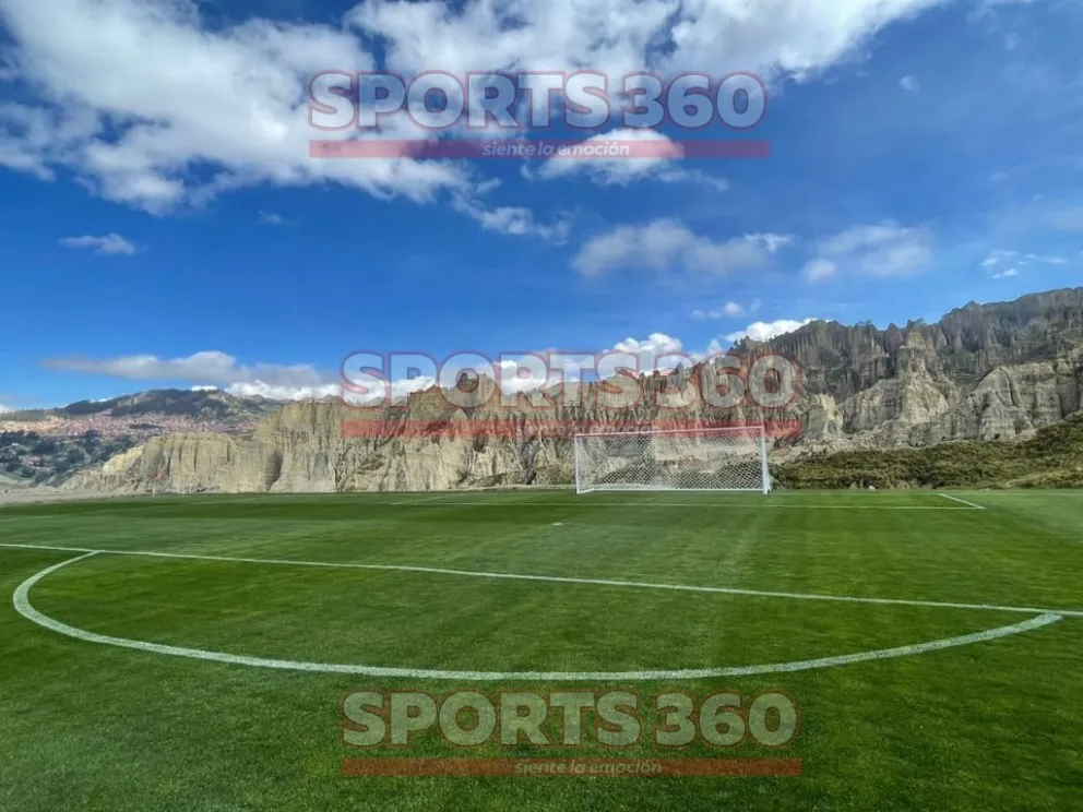 Así se encuentra la cancha B de la Casa de la Verde. Foto: CLV.