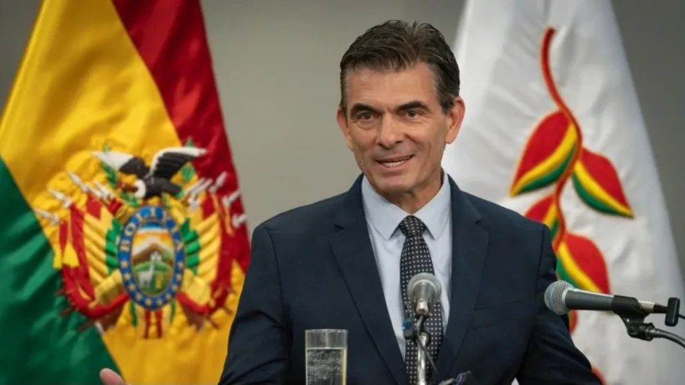 Rodrigo Paz estuvo en Tarija la jornada de este viernes, durante la visita del presidente ejecutivo de la CAF. Foto: Archivo / Ministerio de la Presidencia