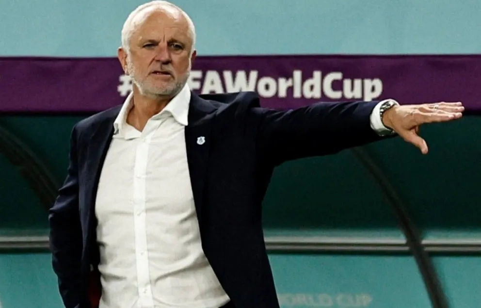 Graham Arnold, entrenador del combinado de Irak. Foto: FIF