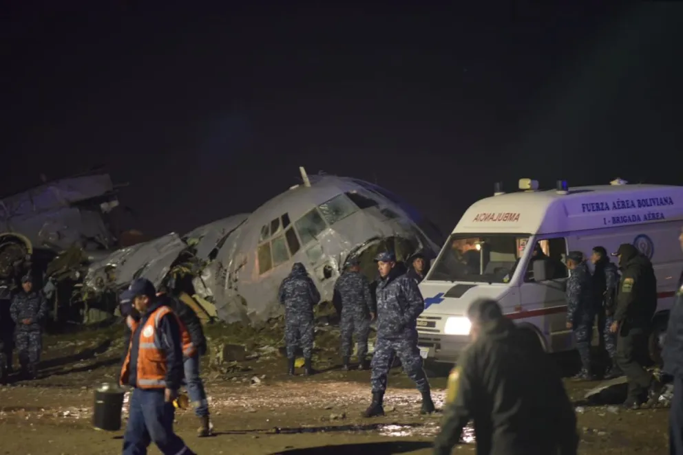 El accidente del avión se registró el viernes por la tarde. Foto: Marka Registrada 
