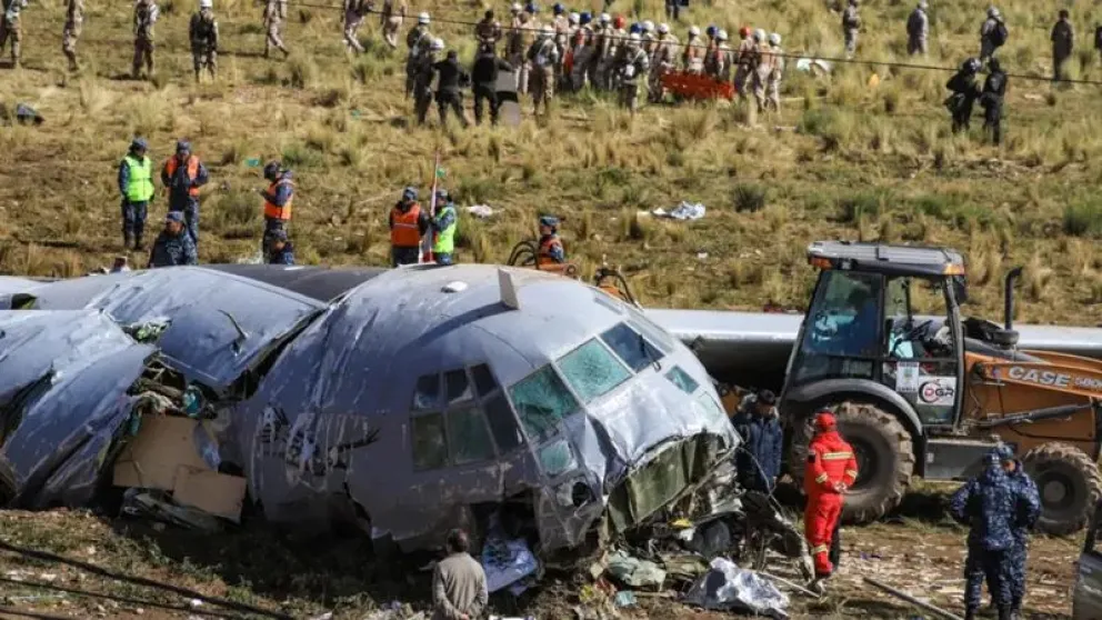 “La aeronave tiene un seguro, por lo tanto, este seguro cubre daño a terceros, eso quiere decir, que cubrirá todos los daños que han sido ocasionados en este lamentable accidente, de tal suerte que esto está garantizado”. Foto: Red Uno