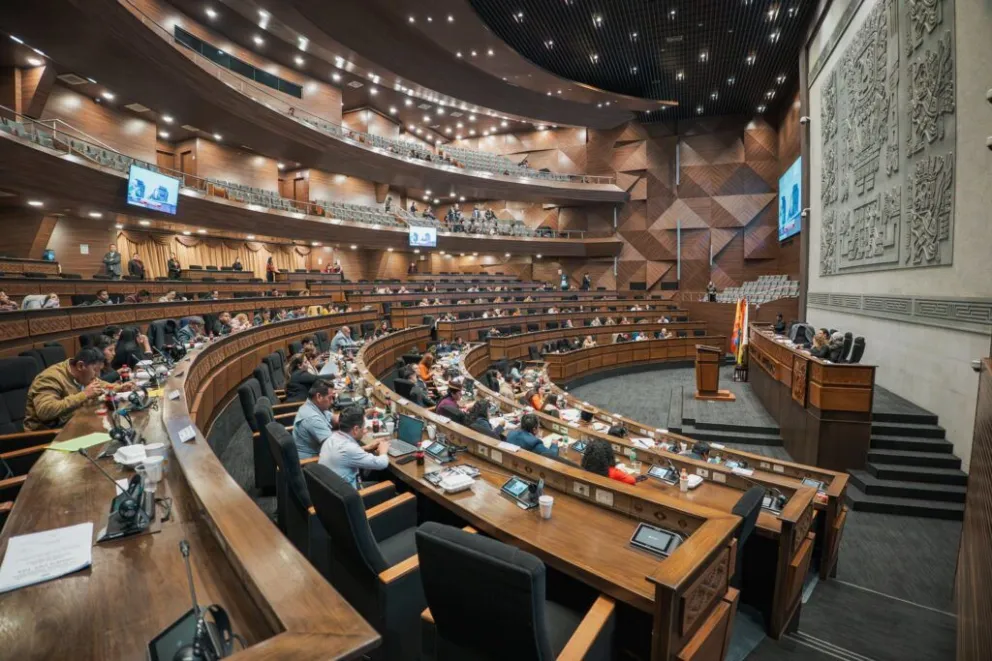 La semana pasada la Cámara de Diputados devolvió las listas de los postulantes al TED de La Paz. Foto: ALP