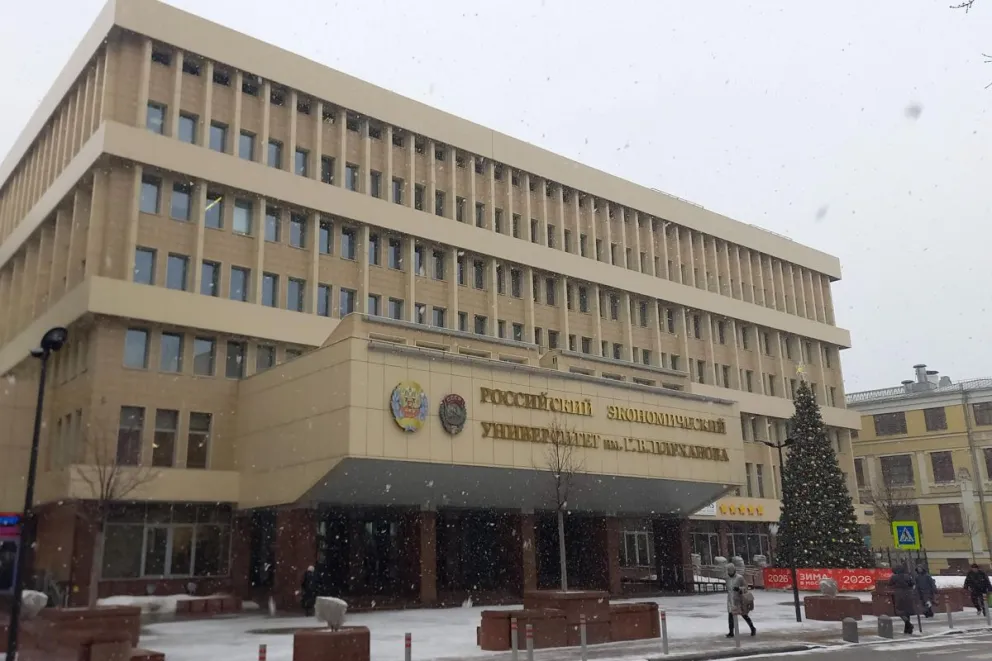 Vista de la Universidad Plejanov de Moscú este miércoles. Foto: EFE 