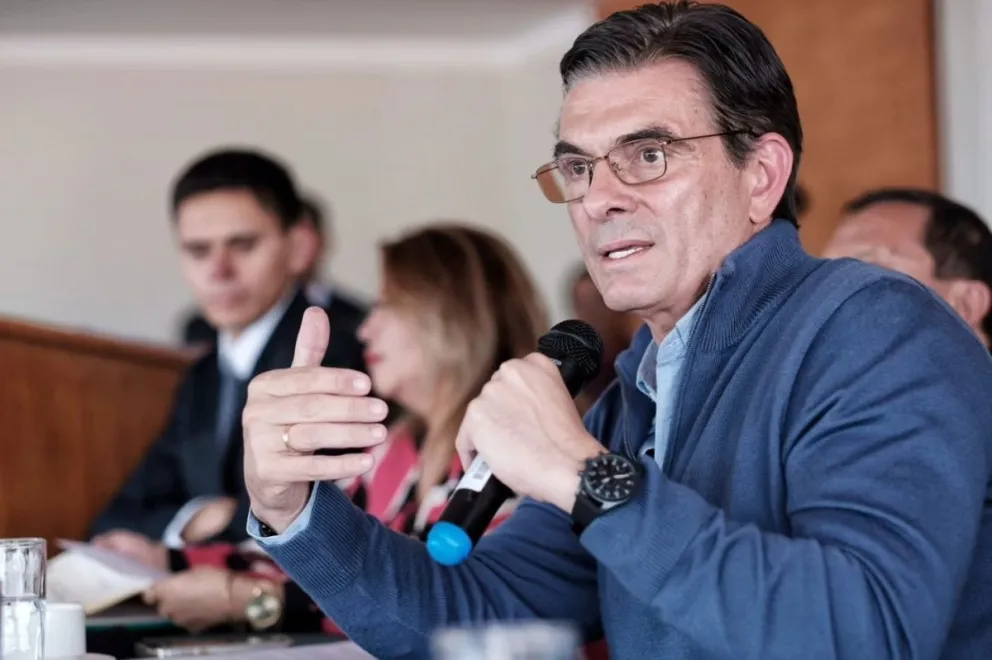 El presidente Rodrigo Paz en Sucre. Foto: RRSS del presidente Paz