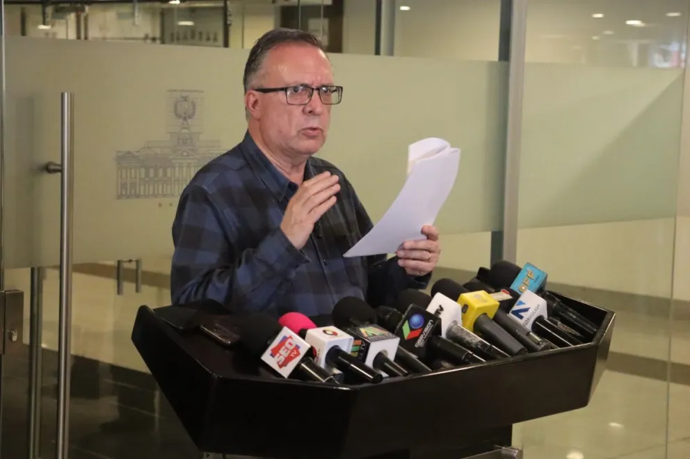 El diputado de la alianza Unidad, Carlos Alarcón. Foto: Prensa Unidad