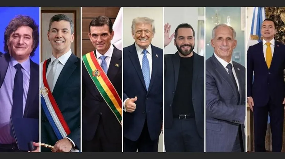 Mandatarios de 12 países de América Latina se reunirán con el presidente de Estados Unidos, Donald Trump, en la cumbre Escudo de las Américas, que se realizará este fin de semana en Miami. Foto: Infobae