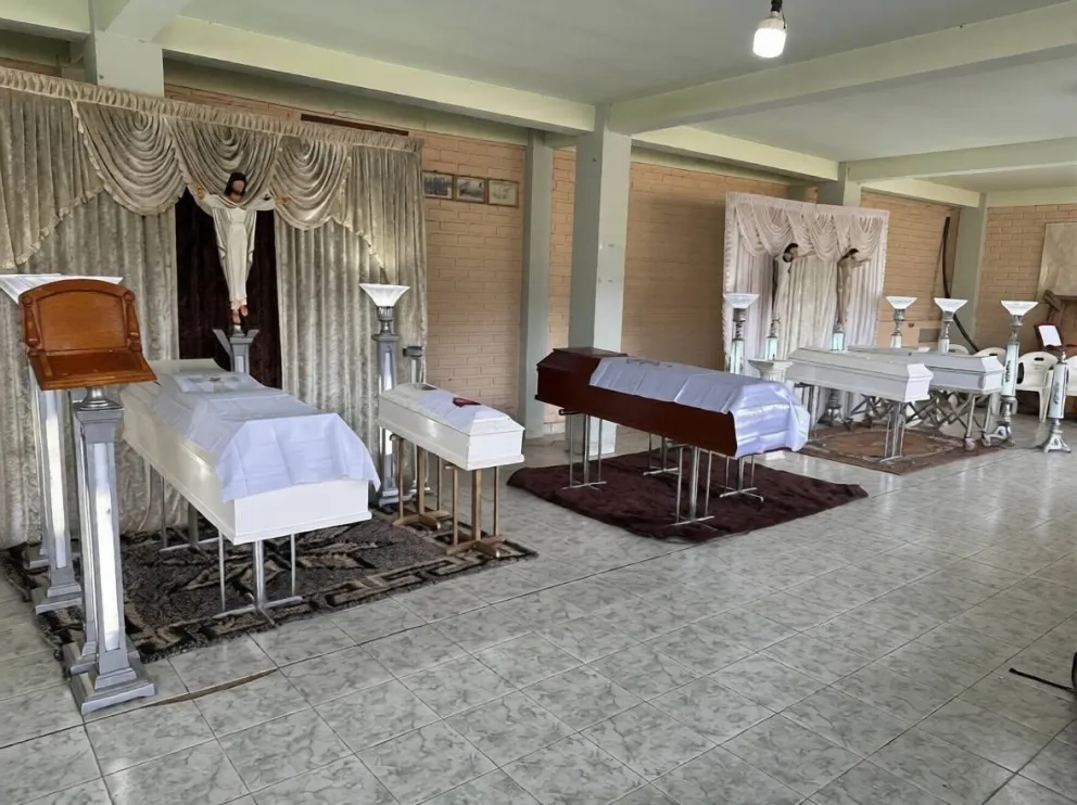 El velorio se lleva adelante en la la sede de la OTB Inca Rancho de Sacaba. Foto: Noticias El Chaqueñito