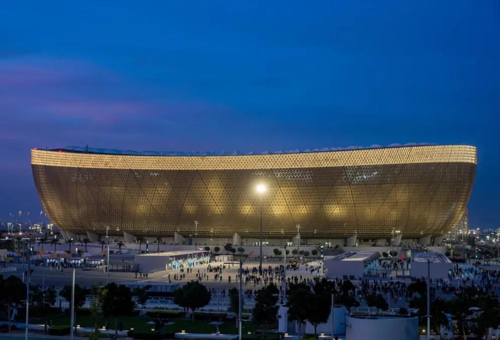 El estadio de Lusail en Catar. Foto: EFE.