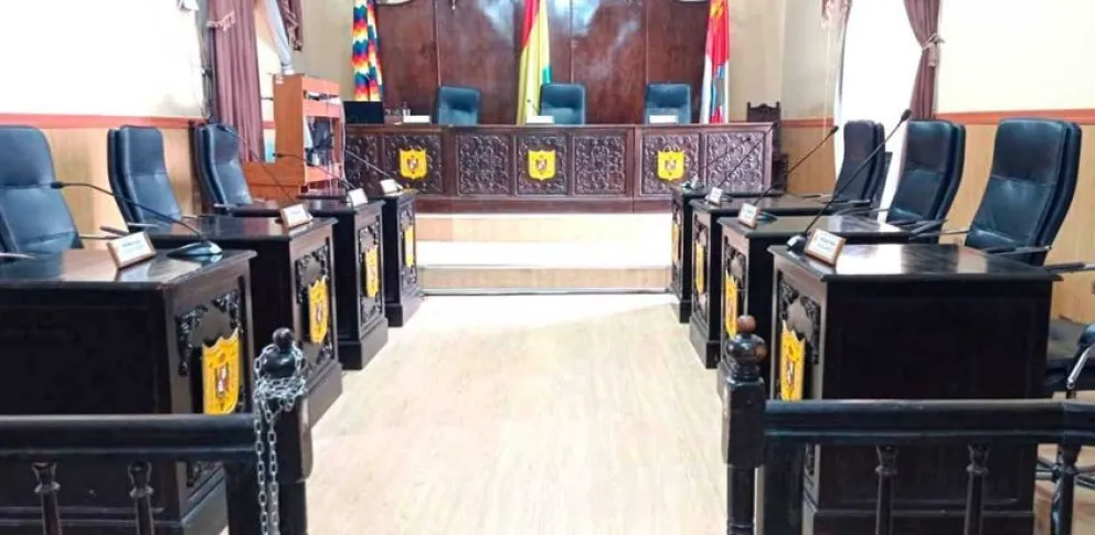 El Concejo Municipal de Potosí. Foto: El Potosí