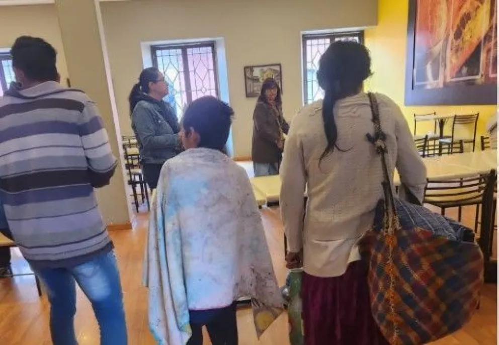 La familia de Julio Lero en La Paz. Foto: Sumando Voces