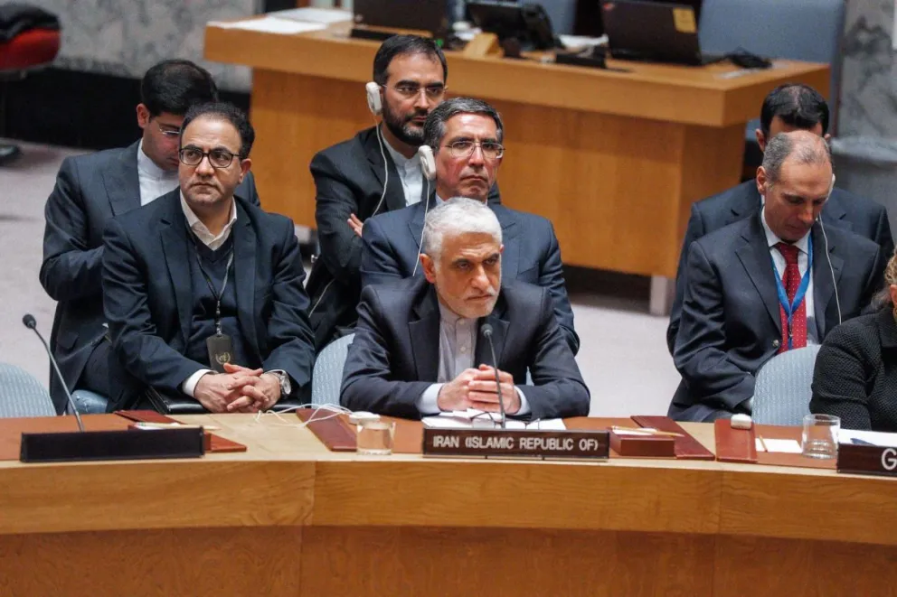 Fotografía de archivo del embajador iraní ante Naciones Unidas, Amir Saeid Iravani. Foto: EFE