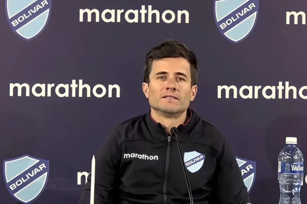 El colombiano Sebastián Lopera en la conferencia de prensa en la que fue presentado. Foto: Captura de video