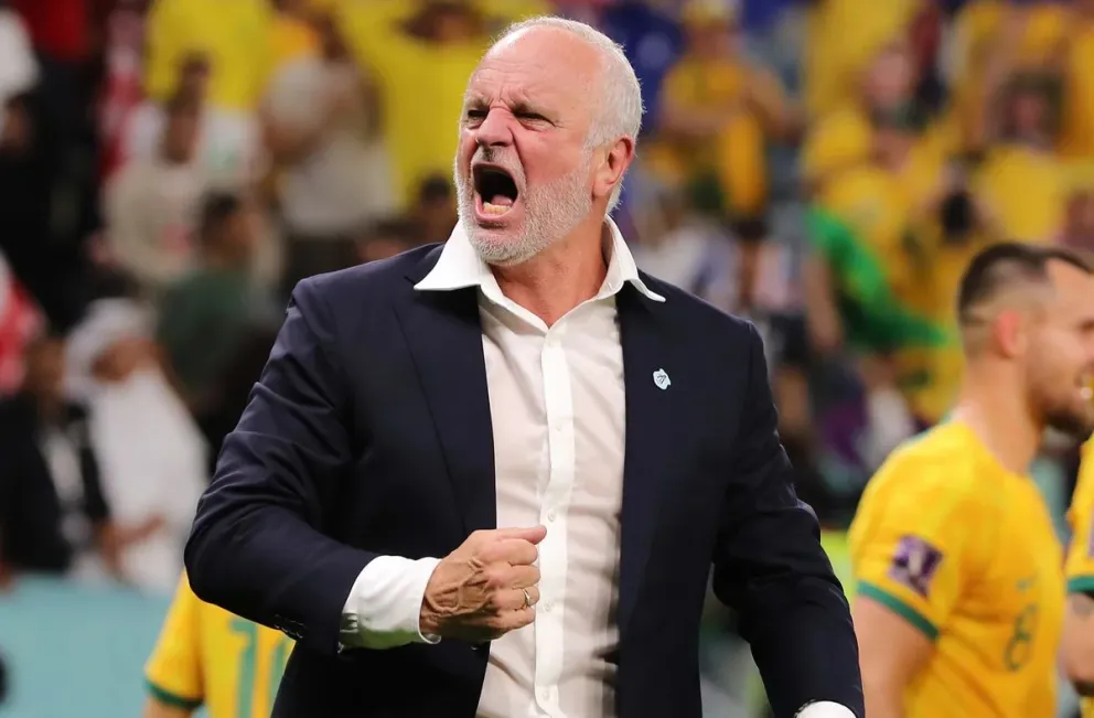 Graham Arnold, entrenador del combinado de Irak. Foto: TG