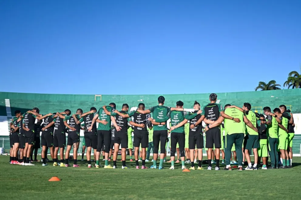 Una práctica anterior de la Selección. Foto: FBF.