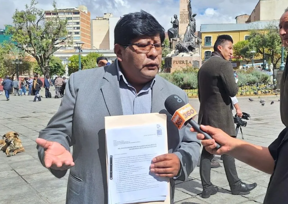  Eliser Roca, candidato a la alcaldía de El Alto. Foto: Visión 360 