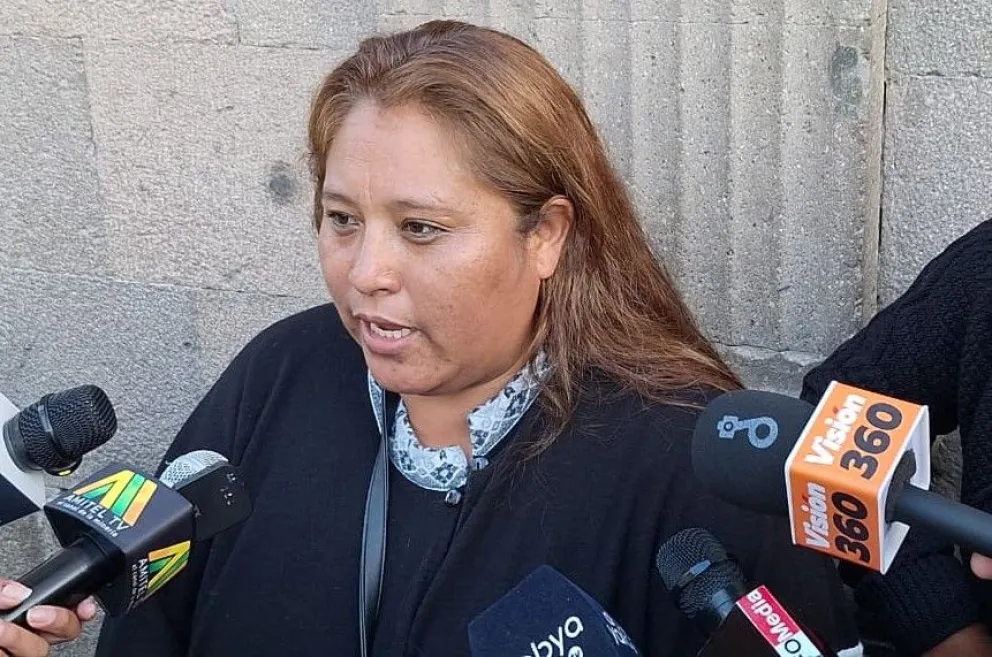 Maritza Villarroel, representante de los prestatarios de Bolivia. Foto: Visión 360 