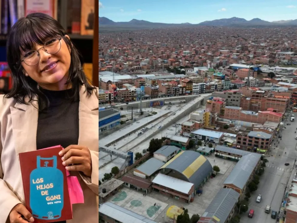 Parte de la urbe de El Alto. Fotos: El Alto Noticias y RRSS de Quya Reyna