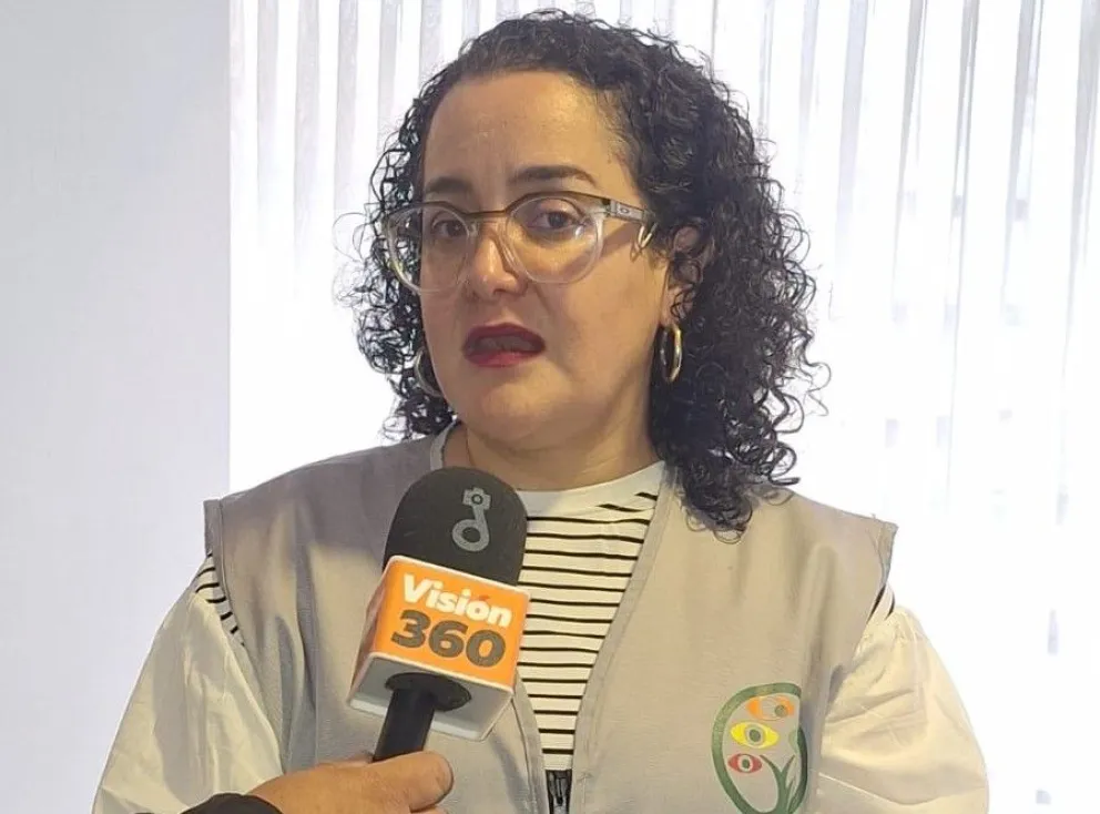 Susana Saavedra, jefa de la misión. Foto: Visión 360 