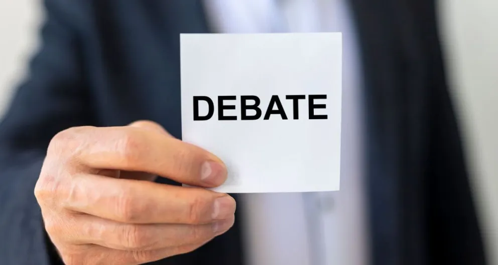 Una imagen referencial sobre el debate. 