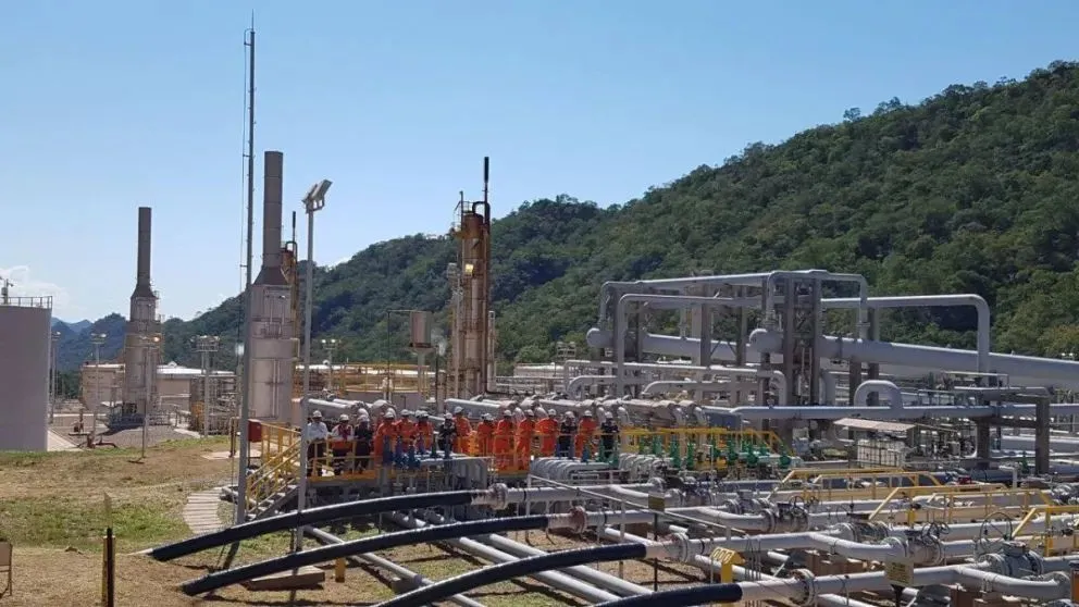 Instalaciones del campo gasífero Sábalo. Foto archivo: YPFB