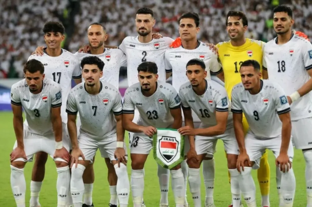 La selección de Irak que jugó las eliminatorias asiáticas. Foto: Internet.