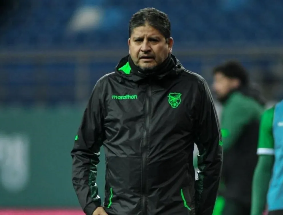 Óscar Adolfo Villegas, seleccionador nacional de Bolivia. Foto: FBF