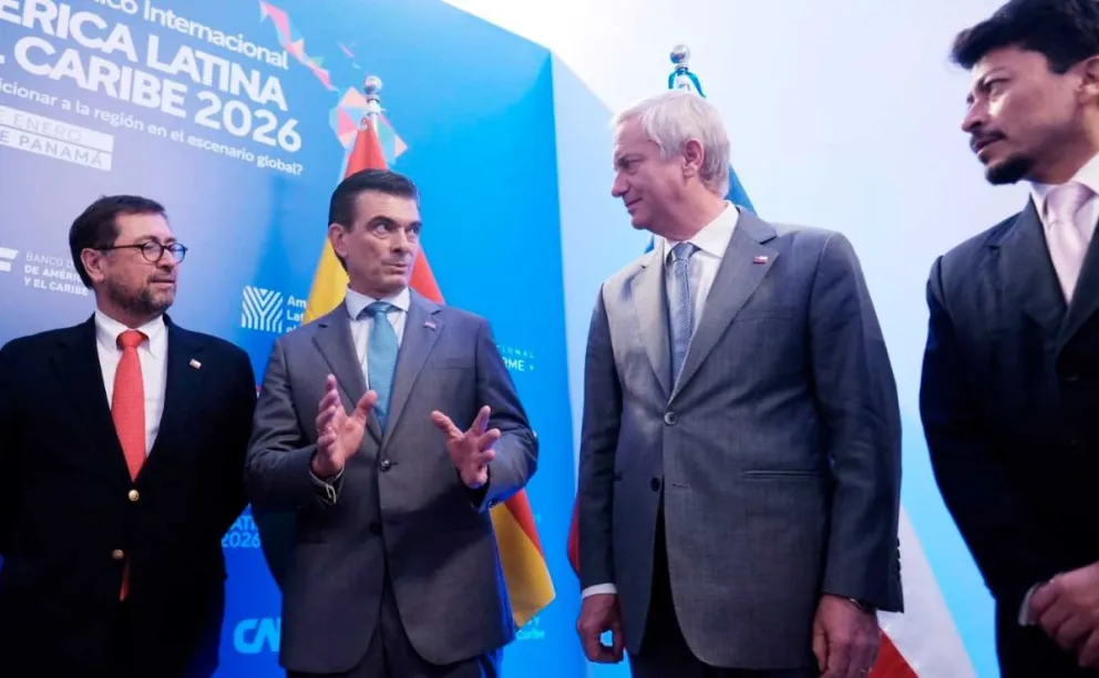 Paz y Kast, en una anterior reunión en Panamá. Foto: Archivo 