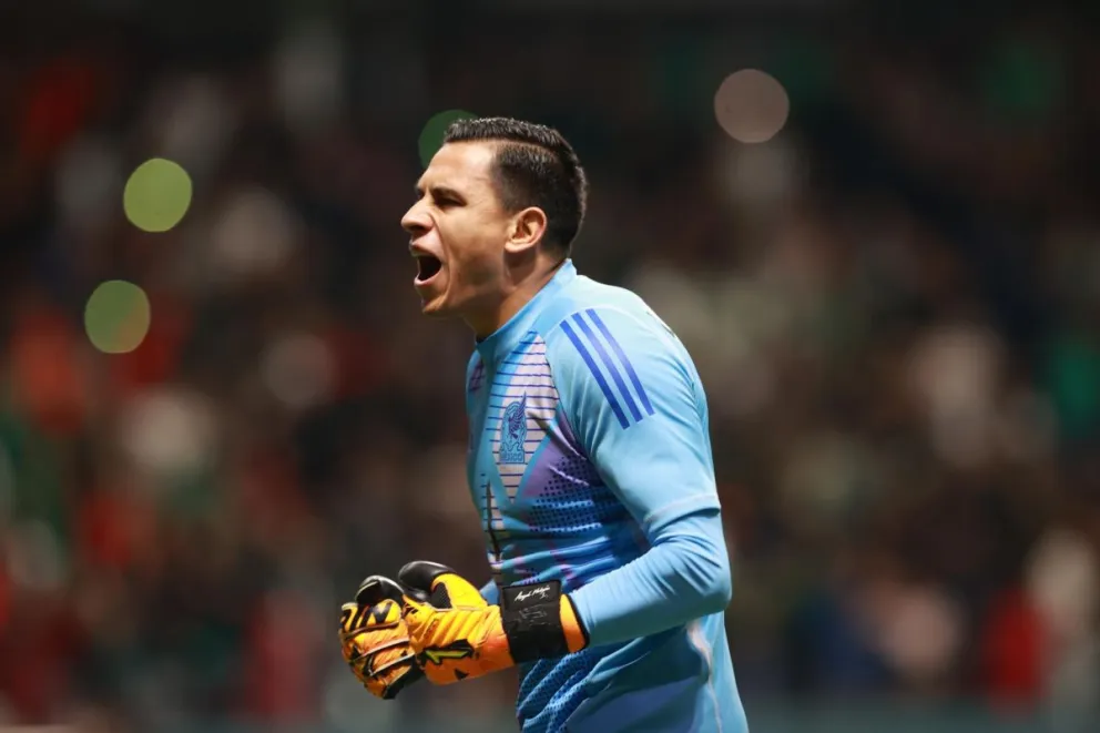 El arquero de la selección mexicana Ángel Malagón. Foto: EFE.