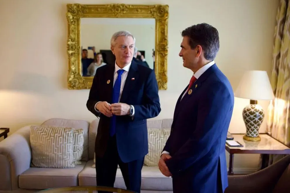 Los presidentes de Chile y Bolivia, José Antonio Kast y Rodrigo Paz, en un encuentro anterior. Foto: DIRCOM